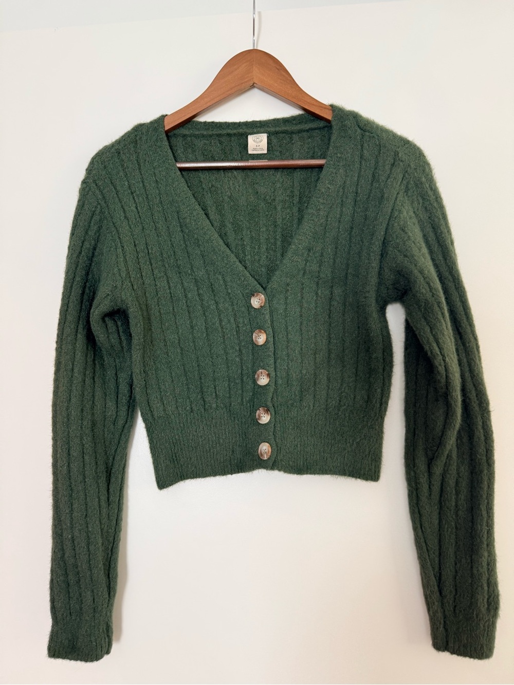 Hailey Bieber Urban Outfitters Cardigan Sweater - Green